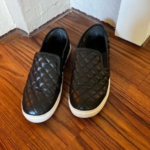 Black slip on shoes